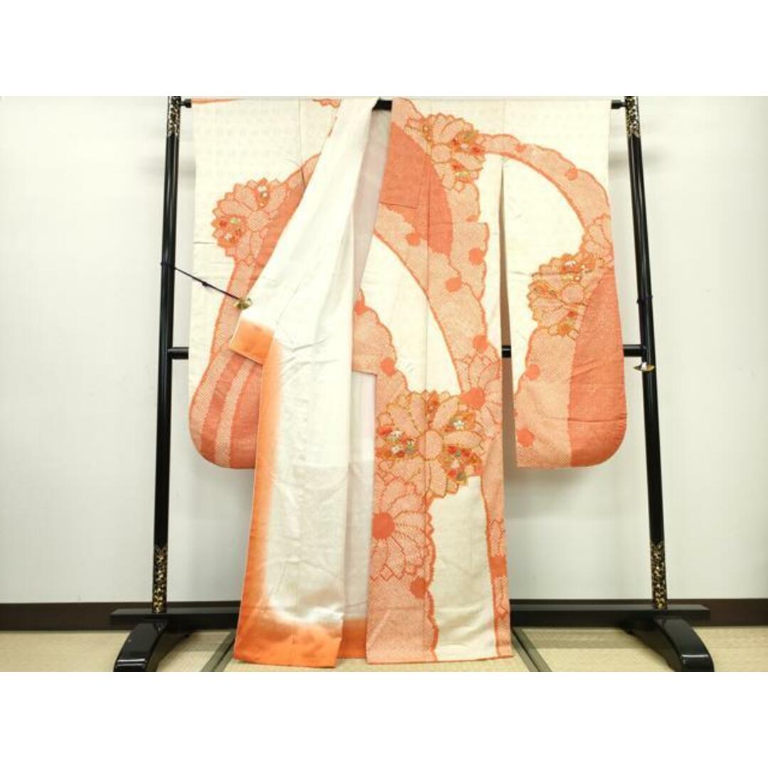 平和屋着物□豪華振袖 駒刺繍 絞り 吉祥花文 正絹 逸品 平和屋着物□豪華振袖 駒刺繍 絞り 吉祥花文 正絹 逸品