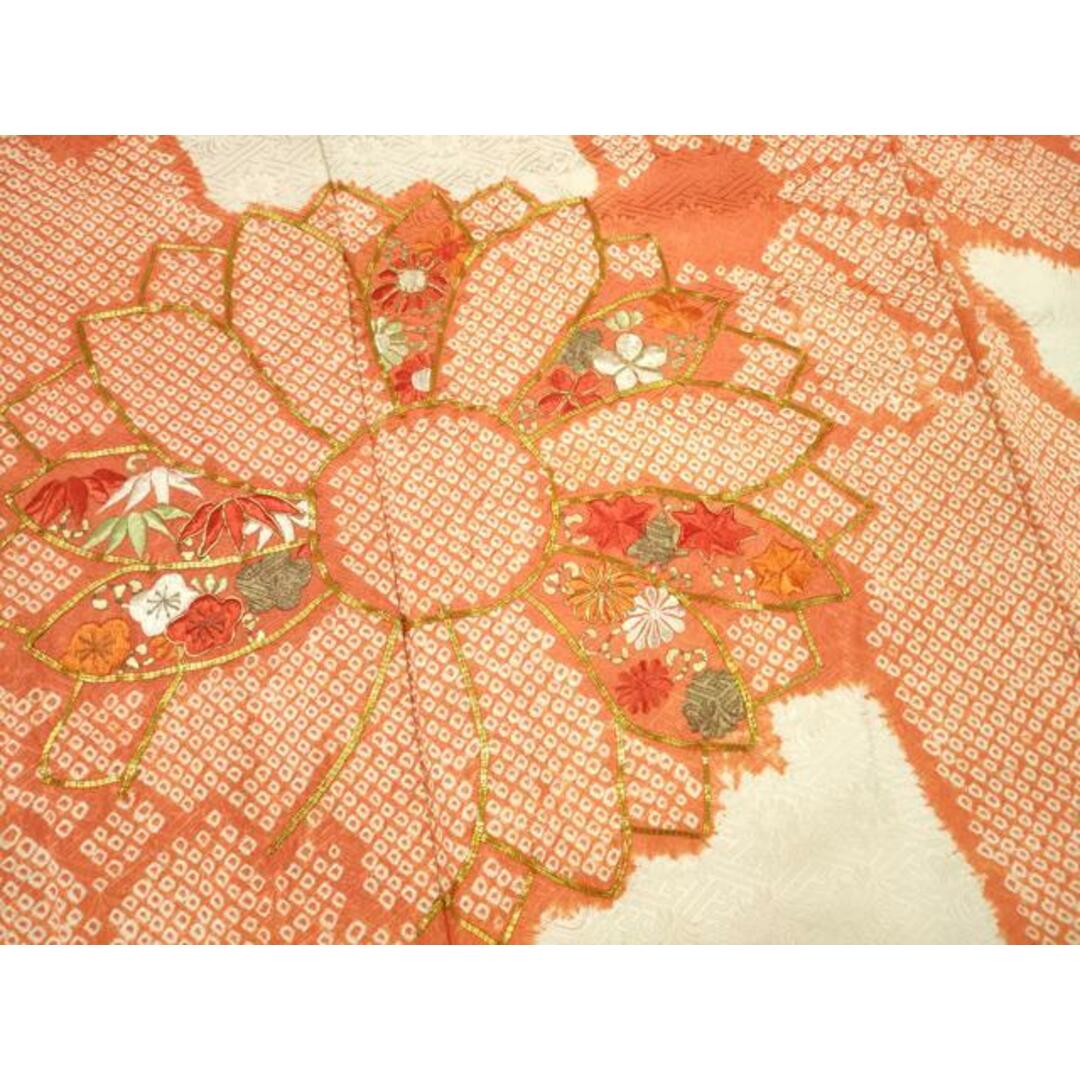 平和屋着物□豪華振袖 駒刺繍 絞り 吉祥花文 正絹 逸品 平和屋着物□豪華振袖 駒刺繍 絞り 吉祥花文 正絹 逸品