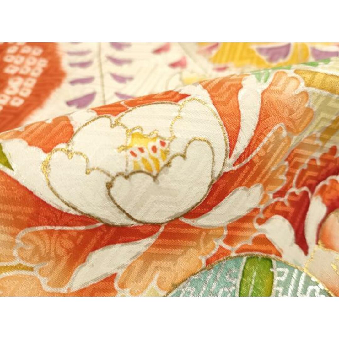 平和屋着物□豪華振袖 駒刺繍 絞り 牡丹文 暈し染め 金彩 正絹 平和屋着物□豪華振袖 駒刺繍 絞り 牡丹文 暈し染め 金彩 正絹