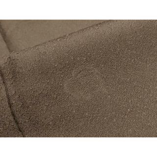 平和屋着物■上質な色無地　舞葉地紋　枇杷茶色　正絹　逸品　DAAQ6553op(着物)