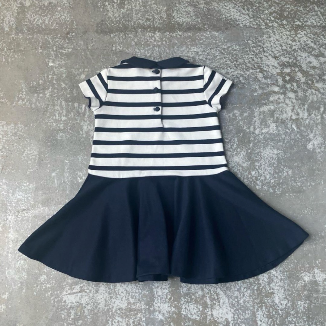 Ralph Lauren - 【美品】Ralph Lauren 80サイズ 丸襟ボーダー Ralph Lauren - 【美品】Ralph Lauren 80サイズ 丸襟ボーダー
