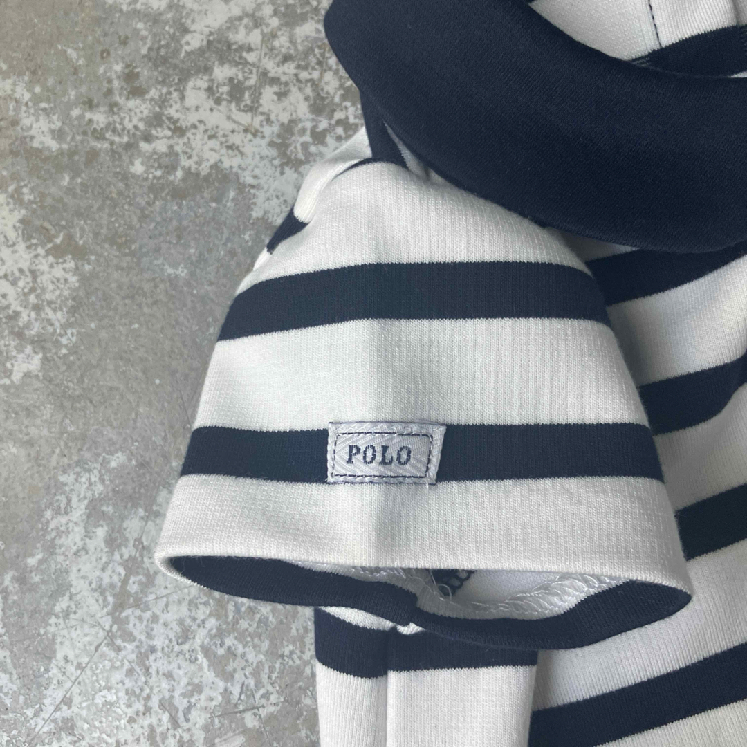 Ralph Lauren - 【美品】Ralph Lauren 80サイズ 丸襟ボーダー Ralph Lauren - 【美品】Ralph Lauren 80サイズ 丸襟ボーダー