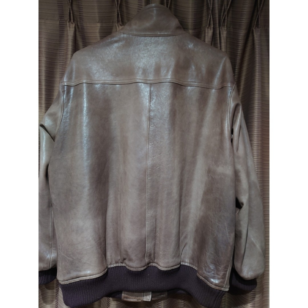 AURALEE - AURALEE HEAVY LAMB LEATHER ZIP BLOUSONの通販 by 楓 AURALEE - AURALEE HEAVY LAMB LEATHER ZIP BLOUSONの通販 by 楓