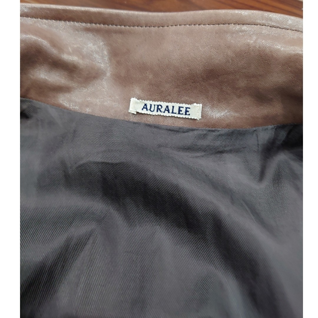 AURALEE - AURALEE HEAVY LAMB LEATHER ZIP BLOUSONの通販 by 楓 AURALEE - AURALEE HEAVY LAMB LEATHER ZIP BLOUSONの通販 by 楓