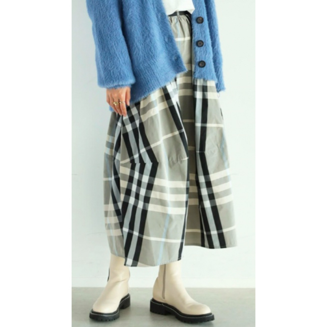 SCOT CLUB - 新品︎【Vin】ヴァン ライトグレー チェックタフタ SCOT CLUB - 新品︎【Vin】ヴァン ライトグレー チェックタフタ