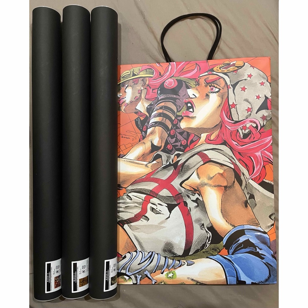 ジョジョ キャラバン B2ポスター 3種 ショッパーセット SBR 荒木 ジョジョ キャラバン B2ポスター 3種 ショッパーセット SBR 荒木