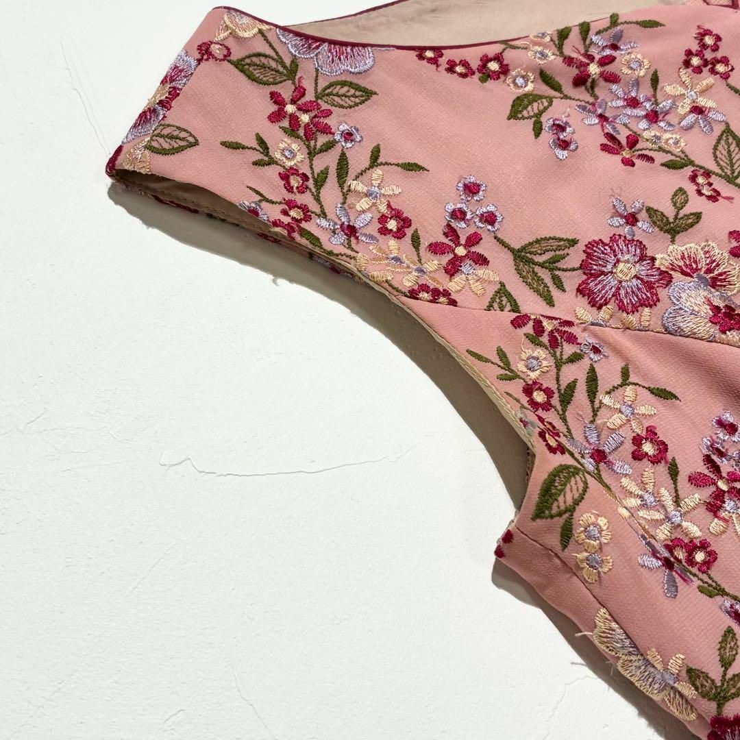 TOCCA - トッカ TOCCA 花柄 刺繍 ノースリーブ ワンピース 0 TOCCA - トッカ TOCCA 花柄 刺繍 ノースリーブ ワンピース 0