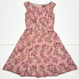 TOCCA - トッカ TOCCA 花柄 刺繍 ノースリーブ ワンピース 0 TOCCA - トッカ TOCCA 花柄 刺繍 ノースリーブ ワンピース 0