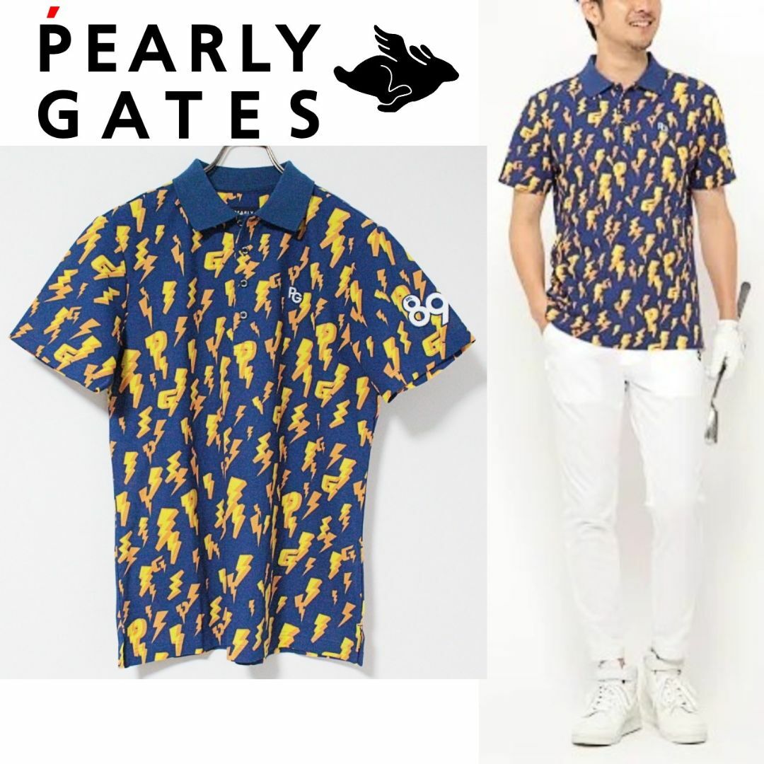 PEARLY GATES - 新品 パーリーゲイツ 鹿の子シルケット 立体 PEARLY GATES - 新品 パーリーゲイツ 鹿の子シルケット 立体