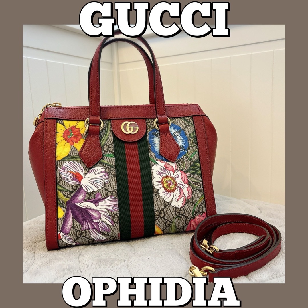 GUCCI - GUCCI/グッチ/オフディア/フローラ/GG/ショルダーバッグ GUCCI - GUCCI/グッチ/オフディア/フローラ/GG/ショルダーバッグ