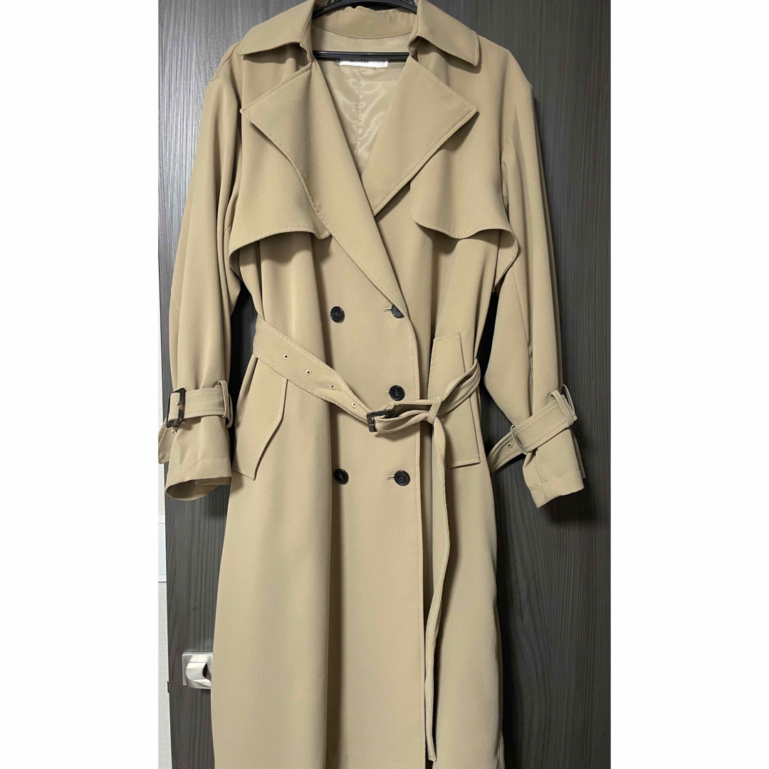 moussy - moussy OVER SILHOUETTE トレンチコートBEGの通販 by moussy - moussy OVER SILHOUETTE トレンチコートBEGの通販 by