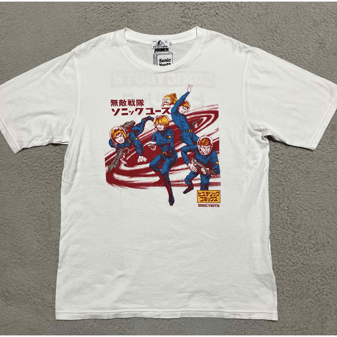 HYSTERIC GLAMOUR - HYSTERIC GLAMOUR SONIC YOUTH tシャツ M HYSTERIC GLAMOUR - HYSTERIC GLAMOUR SONIC YOUTH tシャツ M