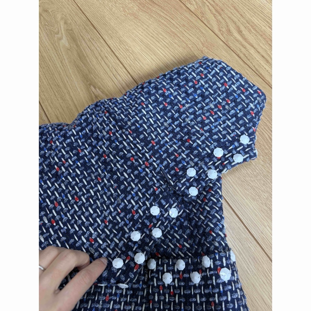René - 美品 ルネ ツイード ビジュー ワンピースの通販 by René - 美品 ルネ ツイード ビジュー ワンピースの通販 by