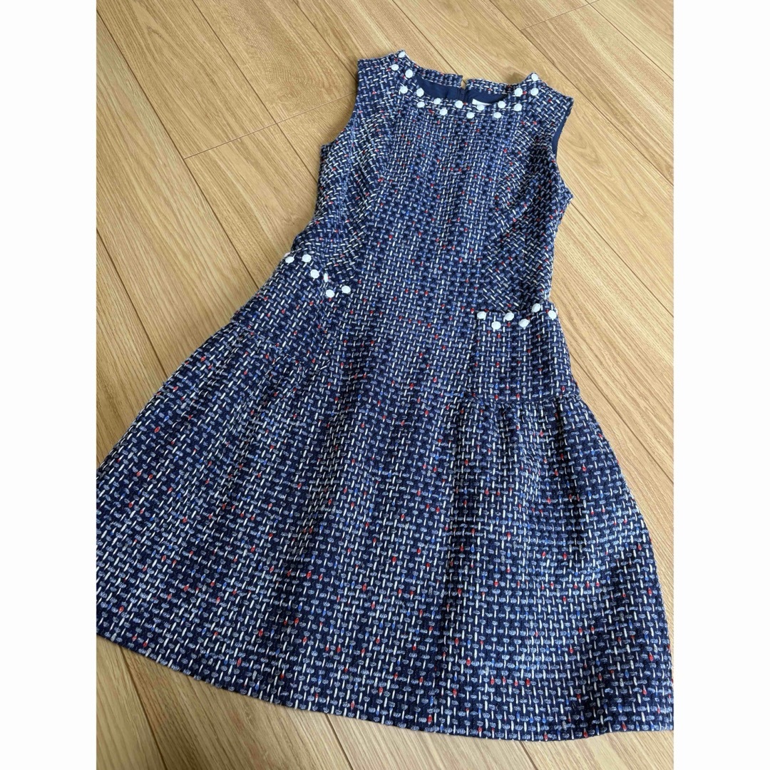 René - 美品 ルネ ツイード ビジュー ワンピースの通販 by René - 美品 ルネ ツイード ビジュー ワンピースの通販 by