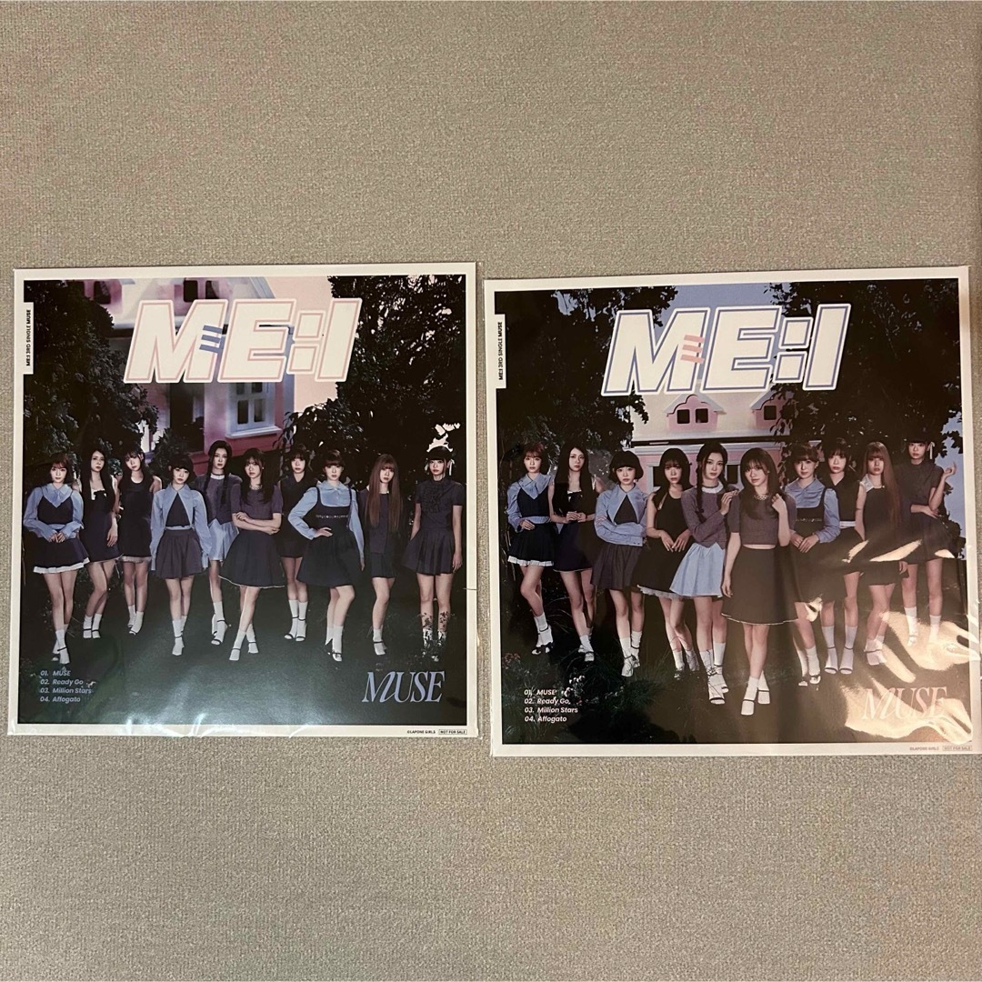 限定値下げ【2枚セット】me:i ミーアイ MUSE メガジャケ エンタメ/ホビーのタレントグッズ(アイドルグッズ)の商品写真