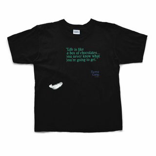 VINTAGE - 90sヴィンテージ|Forrest Gump Chocolate Tシャツ|L VINTAGE - 90sヴィンテージ|Forrest Gump Chocolate Tシャツ|L