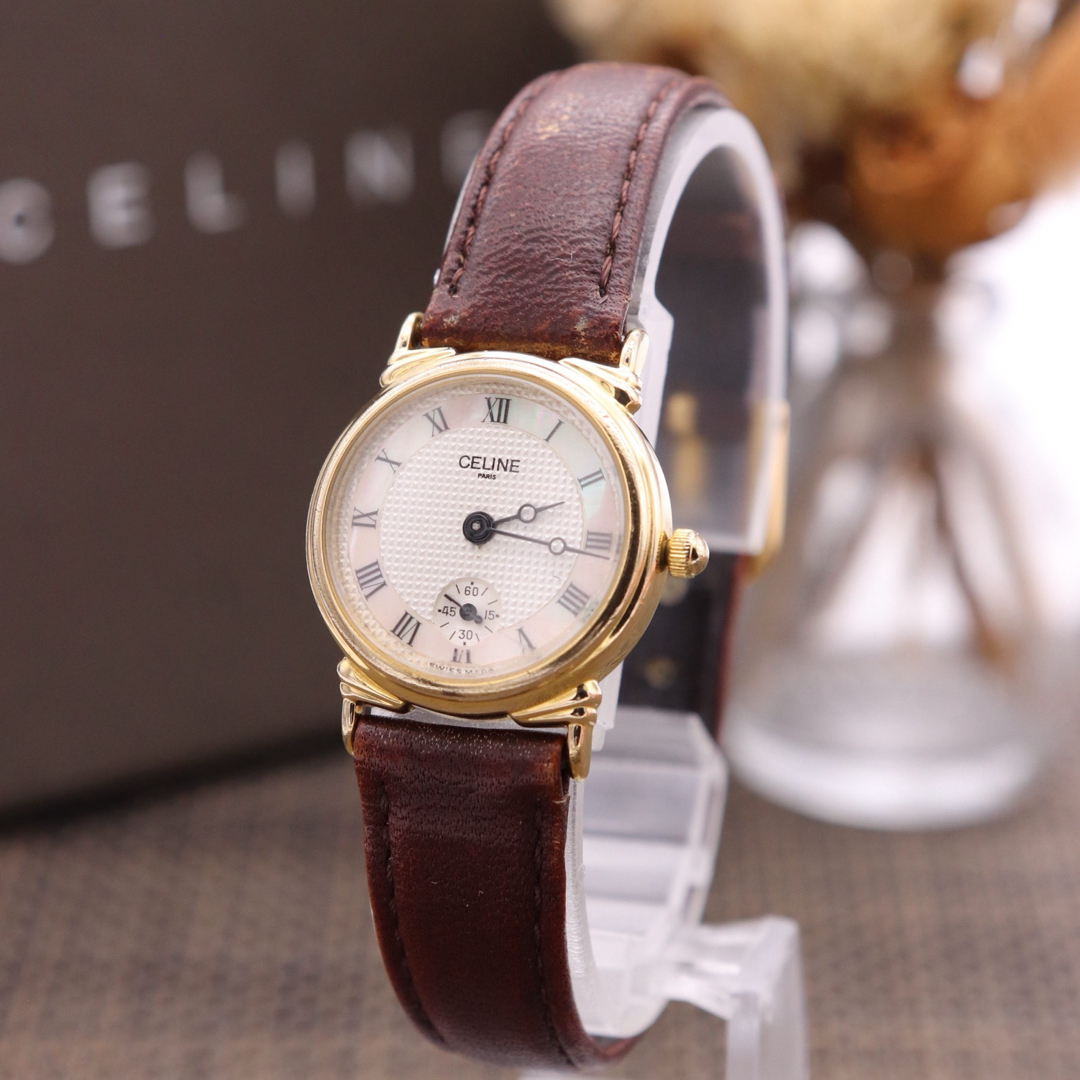 CELINE - 正規品【新品電池】CELINE D2903-3/動作良好 人気 CELINE - 正規品【新品電池】CELINE D2903-3/動作良好 人気