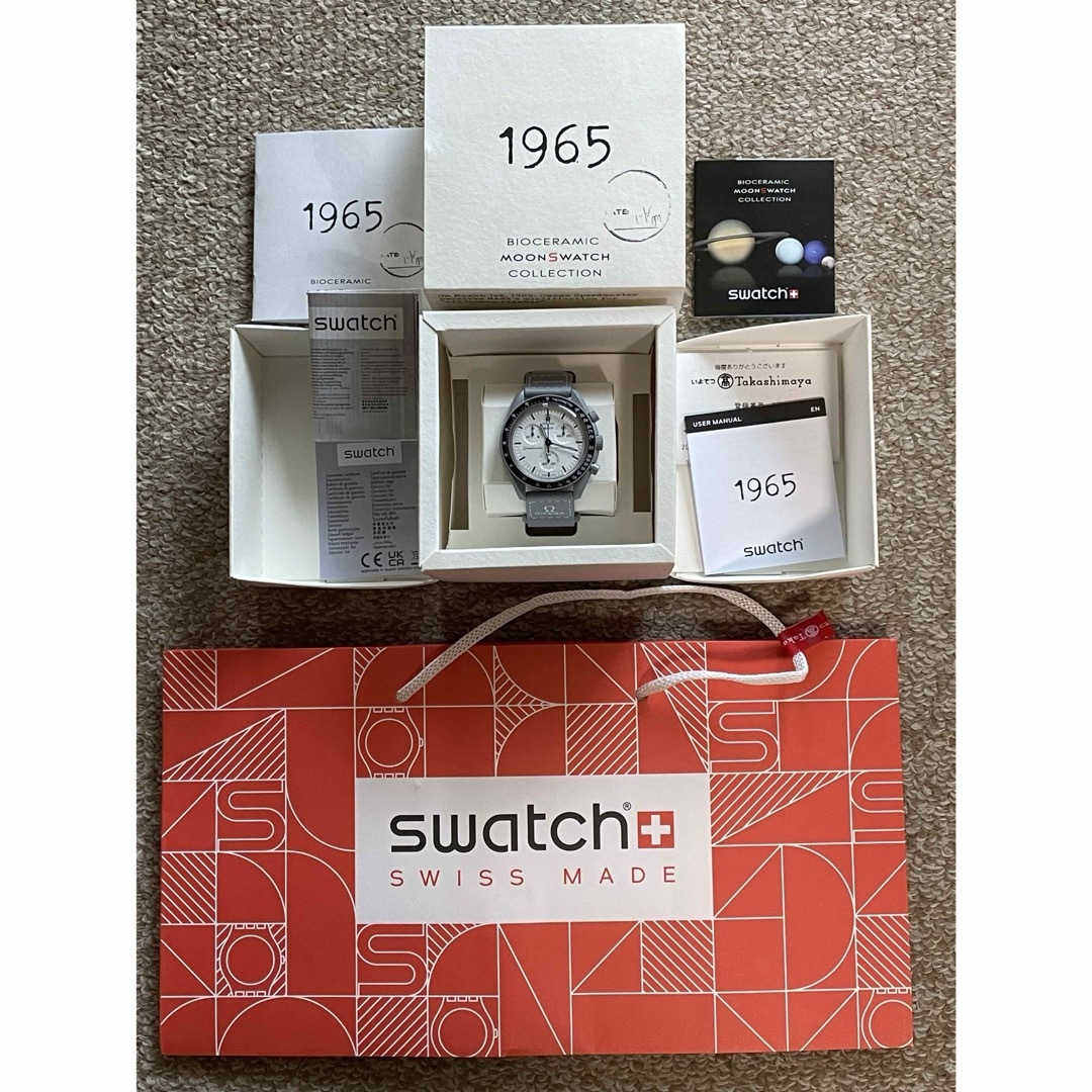 swatch - オメガ スウォッチ 1965 国内正規品 ムーンスウォッチ swatch - オメガ スウォッチ 1965 国内正規品 ムーンスウォッチ