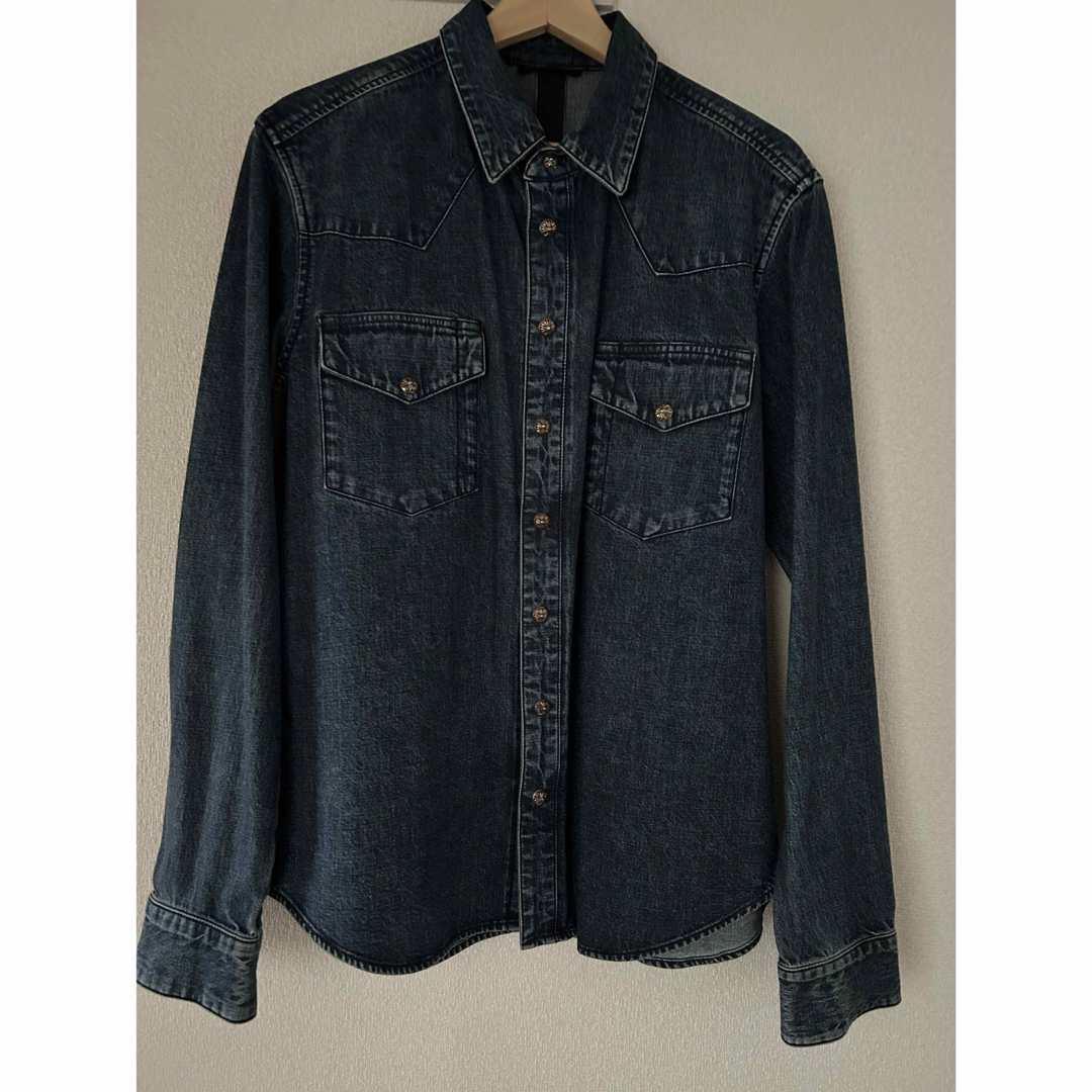 Chrome Hearts - Chrome Hearts デニムシャツ ウエスタンの通販 Chrome Hearts - Chrome Hearts デニムシャツ ウエスタンの通販