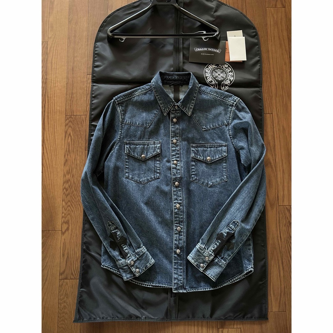 Chrome Hearts - Chrome Hearts デニムシャツ ウエスタンの通販 Chrome Hearts - Chrome Hearts デニムシャツ ウエスタンの通販