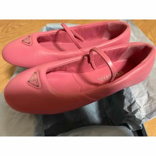プラダ(PRADA)の新品、未使用　PRADA バレエシューズ　ピンク(バレエシューズ)