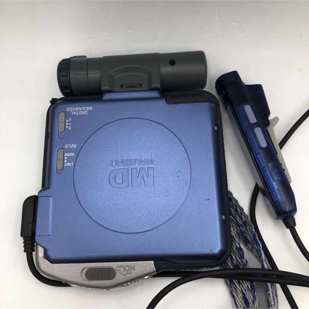 SONY - 中古品 SONY ポータブルMDプレーヤー MZ-E44 ブルー 動作 SONY - 中古品 SONY ポータブルMDプレーヤー MZ-E44 ブルー 動作