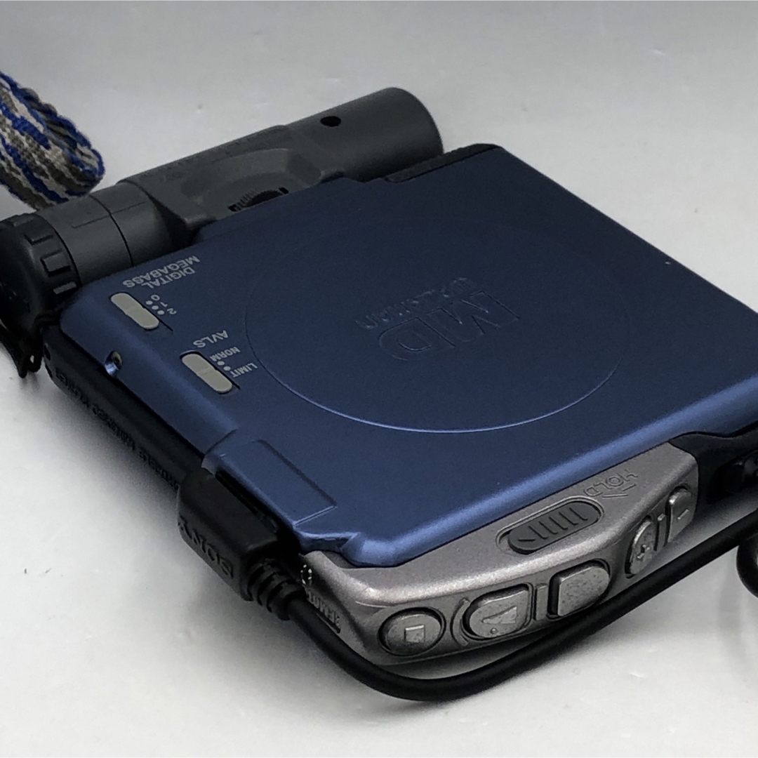 SONY - 中古品 SONY ポータブルMDプレーヤー MZ-E44 ブルー 動作 SONY - 中古品 SONY ポータブルMDプレーヤー MZ-E44 ブルー 動作