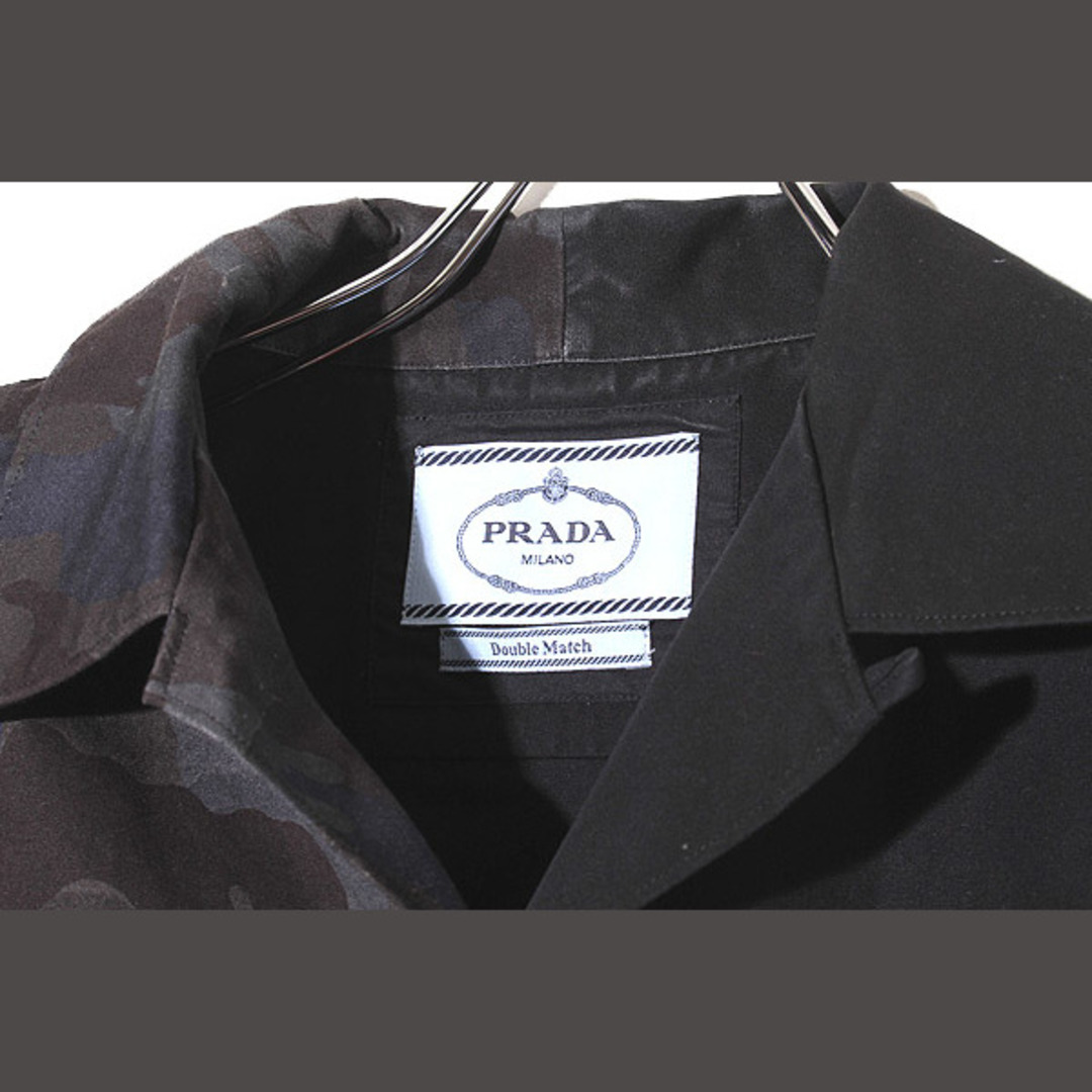 PRADA - 2022SS ダブルマッチポプリントライアングルロゴ PRADA - 2022SS ダブルマッチポプリントライアングルロゴ