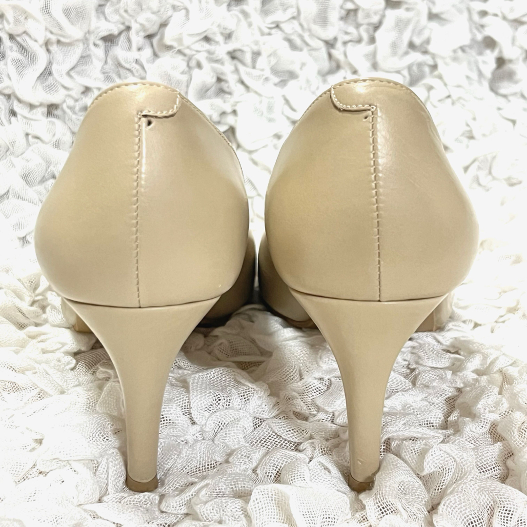 DIANA - 美品 DIANA パンプス レザー パール バックル ヒール DIANA - 美品 DIANA パンプス レザー パール バックル ヒール