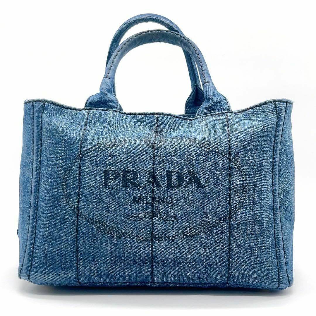 PRADA - PRADA プラダ カナパ デニム トートバッグ25031908の PRADA - PRADA プラダ カナパ デニム トートバッグ25031908の