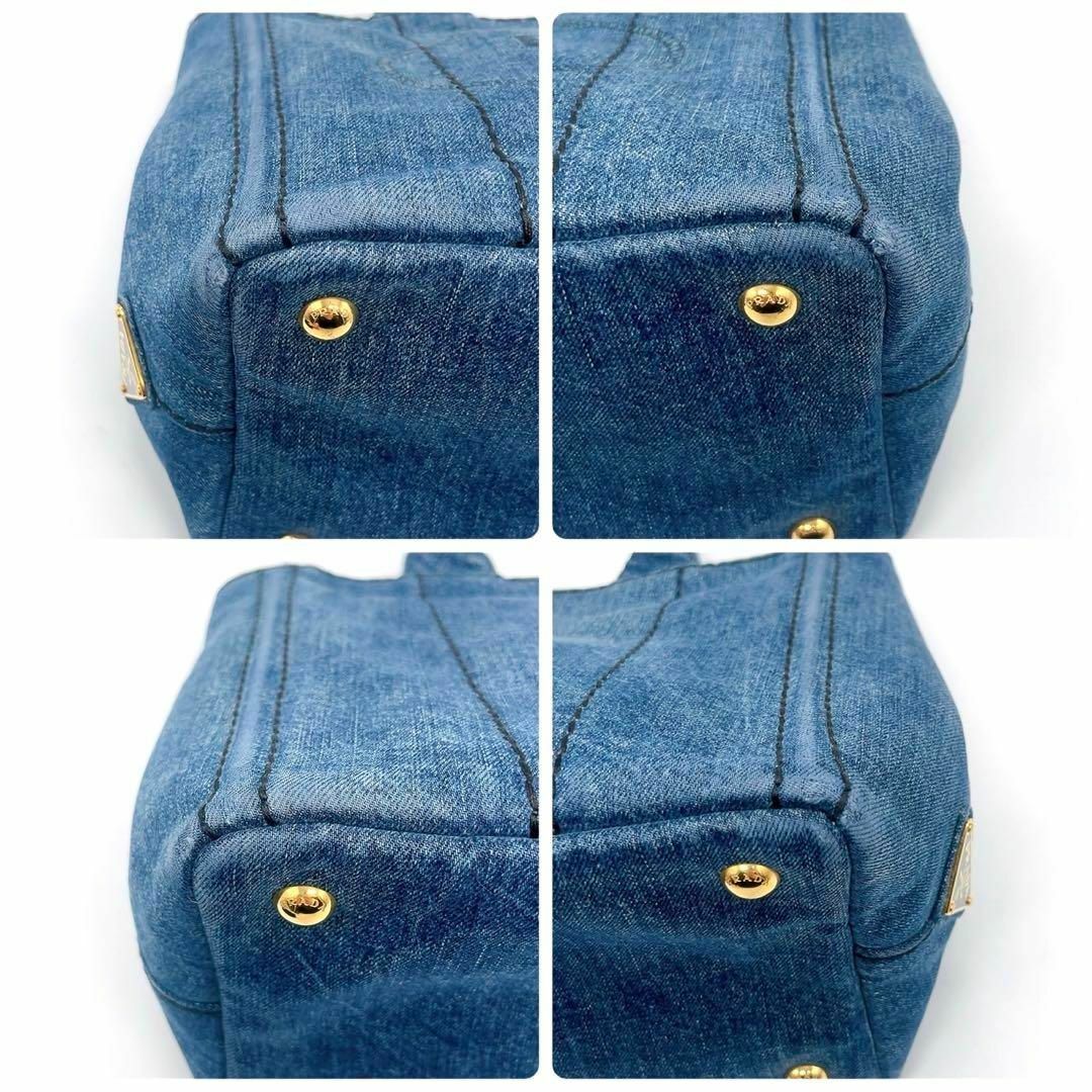PRADA - PRADA プラダ カナパ デニム トートバッグ25031908の PRADA - PRADA プラダ カナパ デニム トートバッグ25031908の
