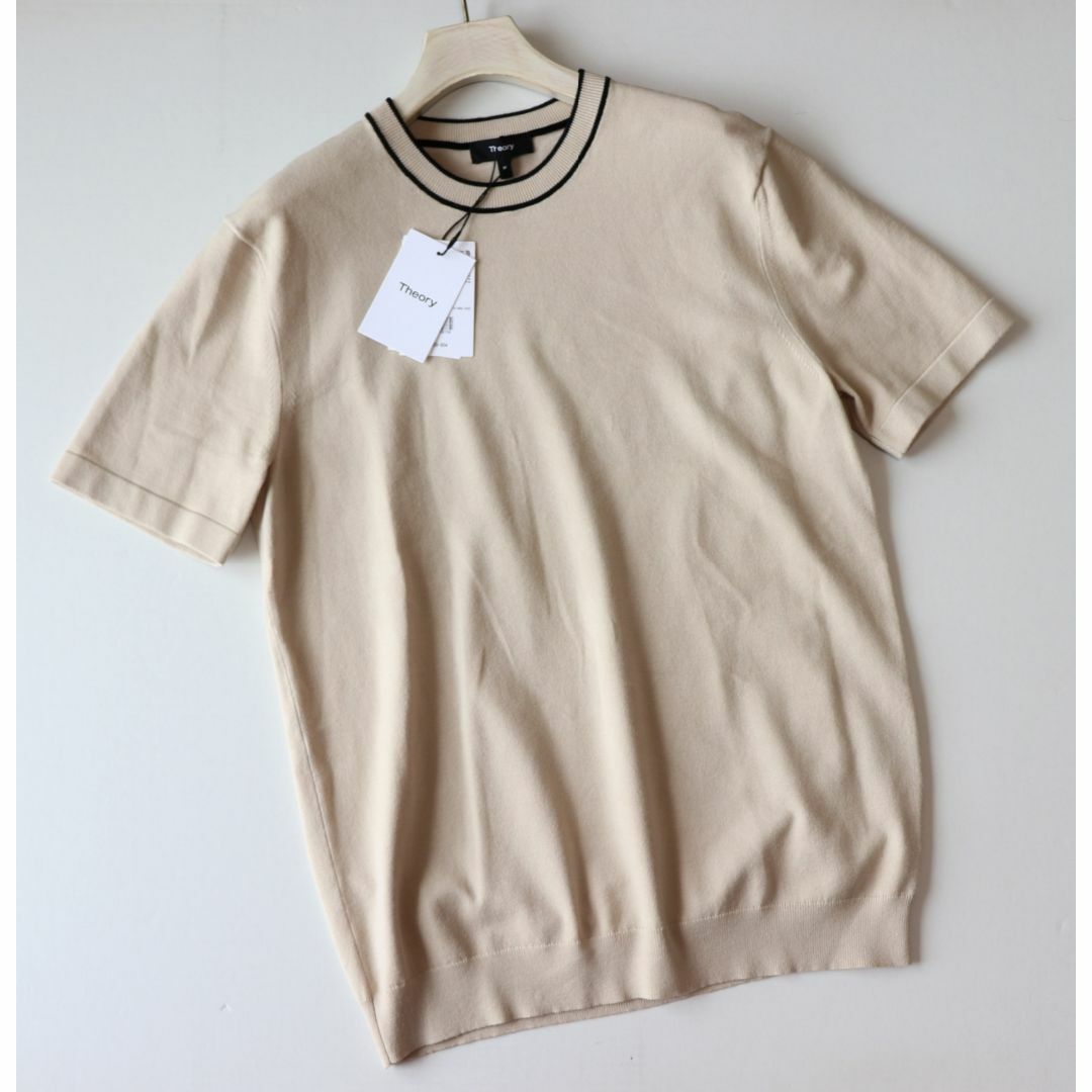 Theory - 新品タグ付き【セオリー】上品な質感 半袖ニット Theory - 新品タグ付き【セオリー】上品な質感 半袖ニット