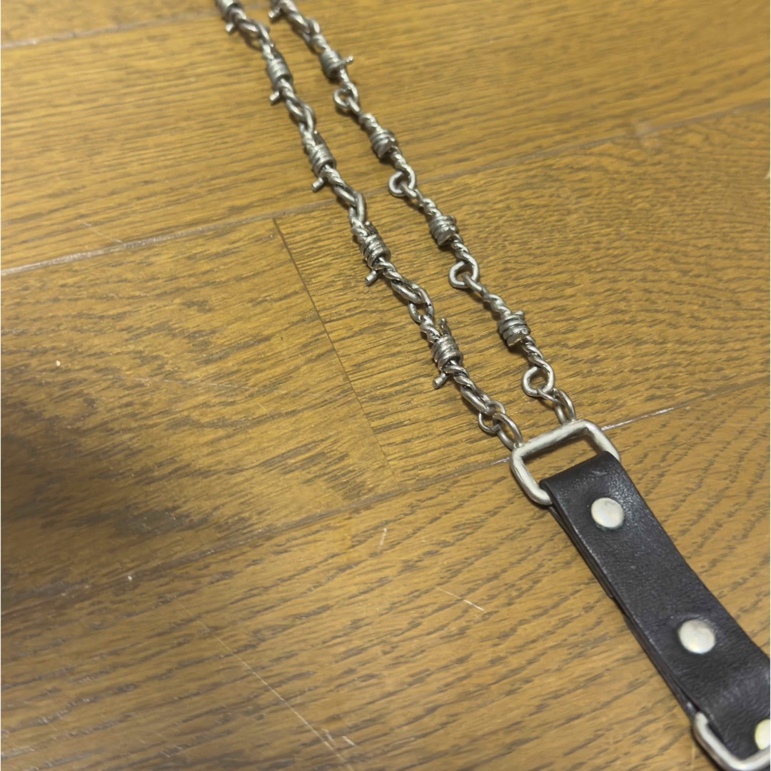 HERE THERE - ヒアゼア 有刺鉄線ネックレスの通販 by たまご's HERE THERE - ヒアゼア 有刺鉄線ネックレスの通販 by たまご's