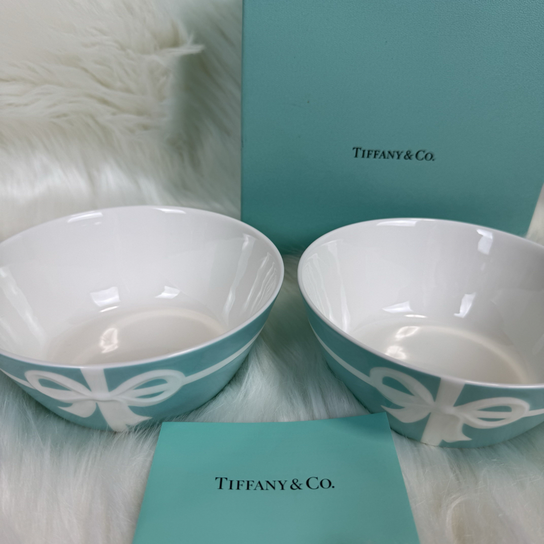 Tiffany & Co. - 美品‼️TIFFANY &Coティファニー ブルー ボウル Tiffany & Co. - 美品‼️TIFFANY &Coティファニー ブルー ボウル