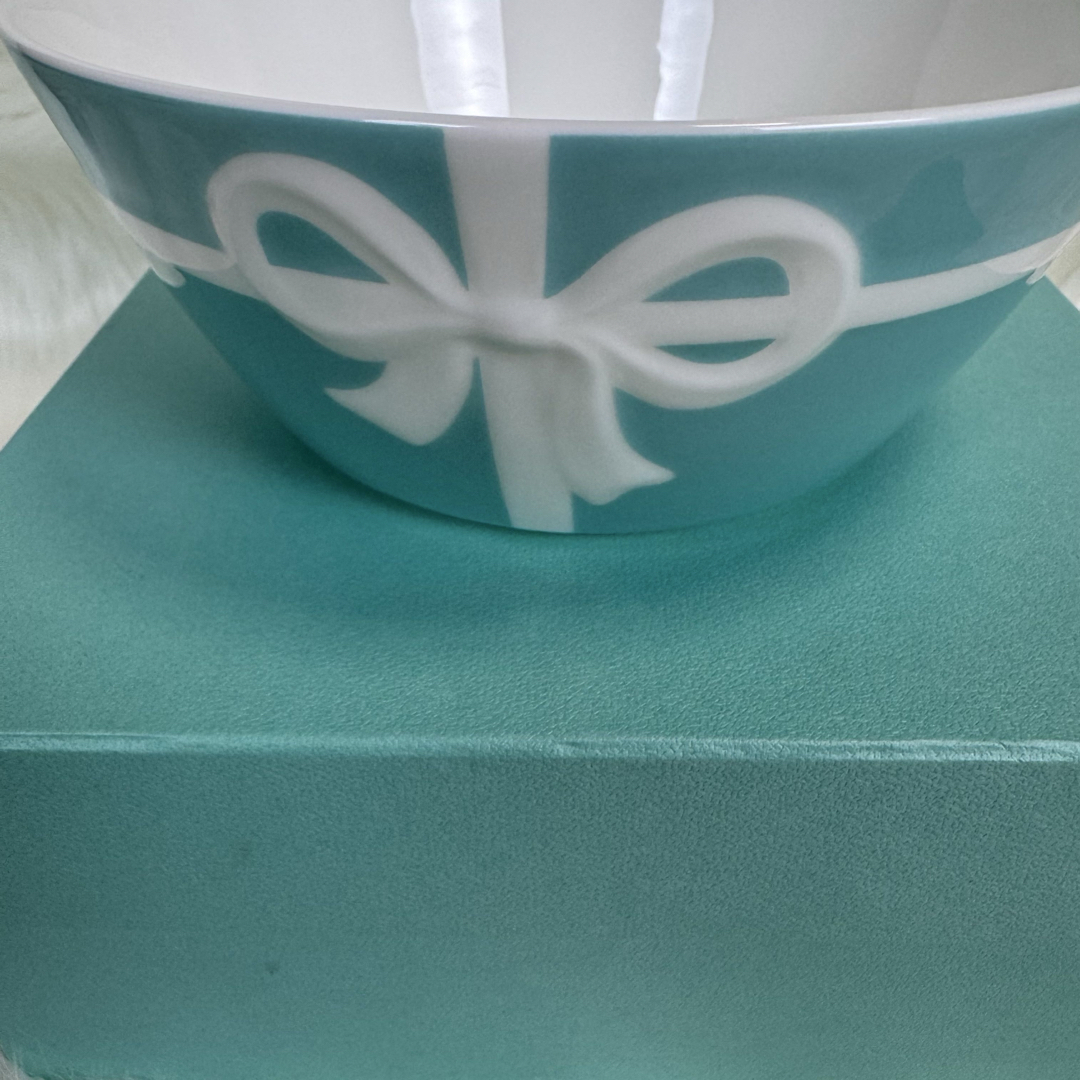 Tiffany & Co. - 美品‼️TIFFANY &Coティファニー ブルー ボウル Tiffany & Co. - 美品‼️TIFFANY &Coティファニー ブルー ボウル