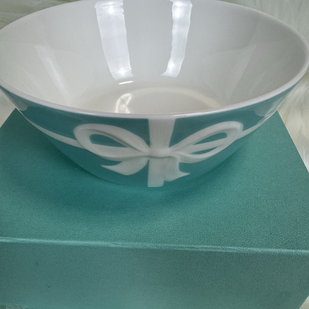 Tiffany & Co. - 美品‼️TIFFANY &Coティファニー ブルー ボウル Tiffany & Co. - 美品‼️TIFFANY &Coティファニー ブルー ボウル