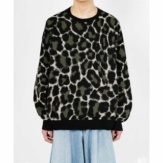 LAD MUSICIAN - LAD MUSICIAN Leopard Crew Neck Pulloverの通販 LAD MUSICIAN - LAD MUSICIAN Leopard Crew Neck Pulloverの通販