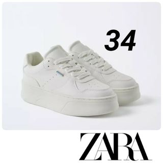 ZARA - 完売品 ZARA スニーカー ピンク 37サイズ(24cm)新品タグ ZARA - 完売品 ZARA スニーカー ピンク 37サイズ(24cm)新品タグ