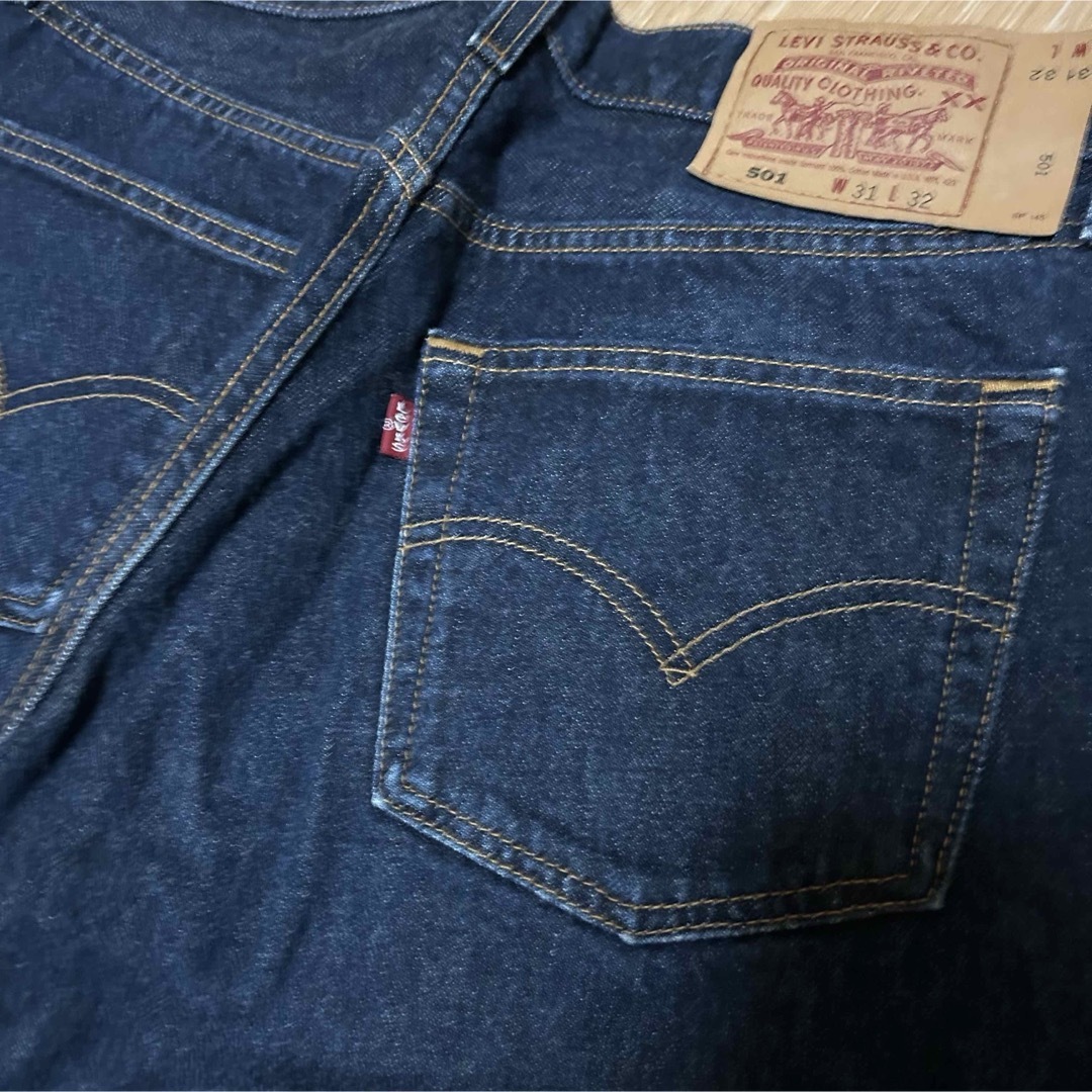 Levi's - 良品 90s USA製 Levi's 501 濃紺 ジーンズ W31の通販 Levi's - 良品 90s USA製 Levi's 501 濃紺 ジーンズ W31の通販