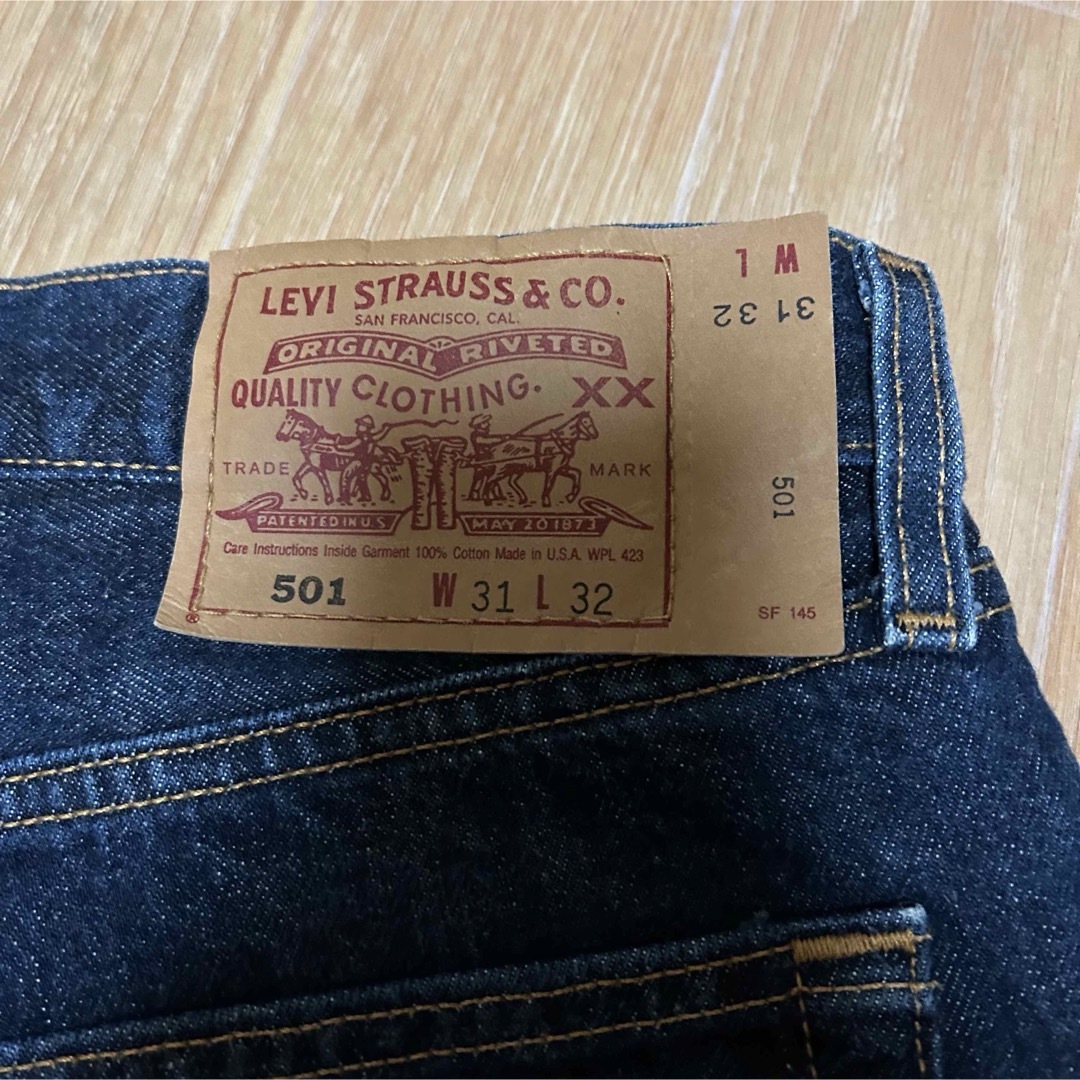 Levi's - 良品 90s USA製 Levi's 501 濃紺 ジーンズ W31の通販 Levi's - 良品 90s USA製 Levi's 501 濃紺 ジーンズ W31の通販