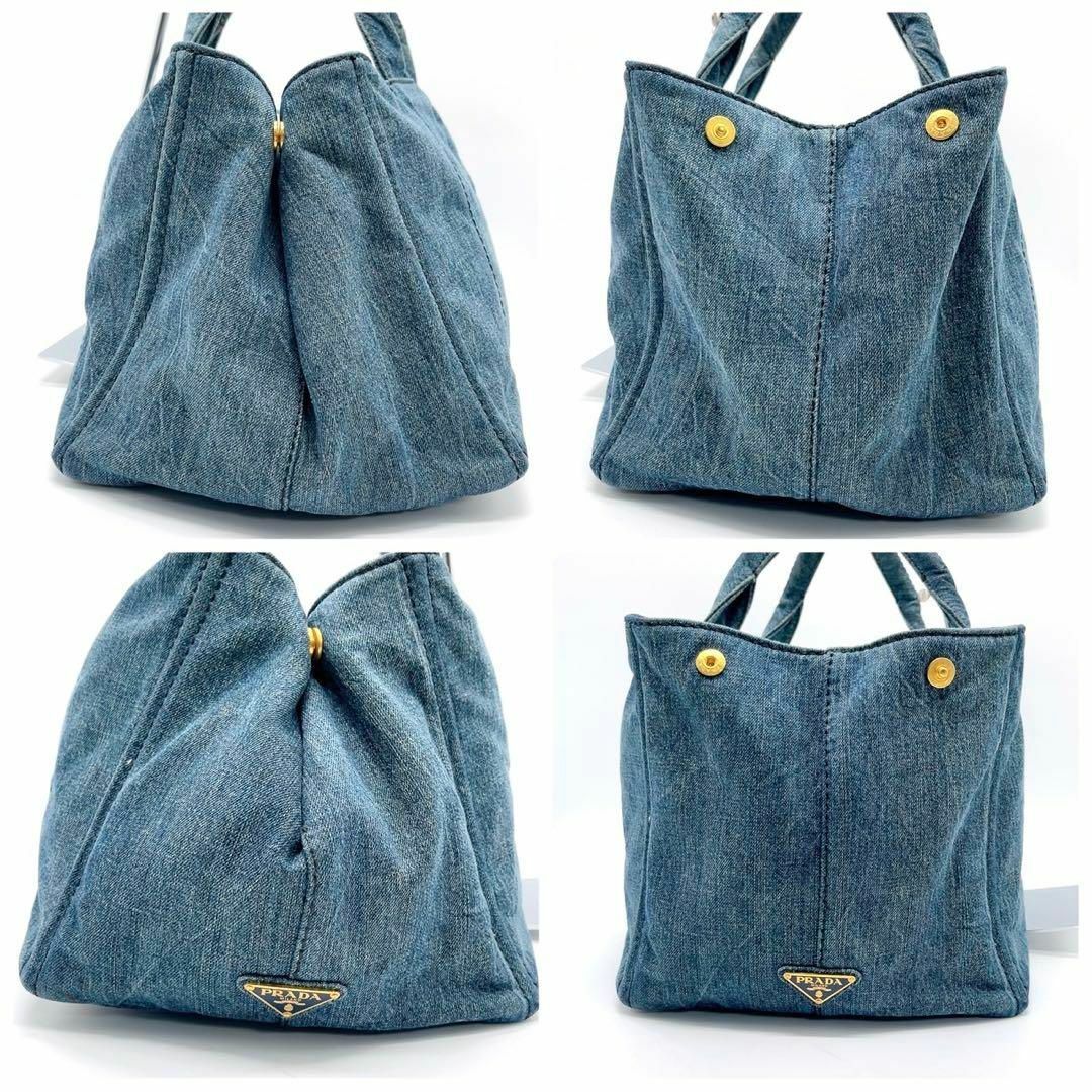 PRADA - プラダ PRADA カナパ デニム トートバッグ 25032604の PRADA - プラダ PRADA カナパ デニム トートバッグ 25032604の