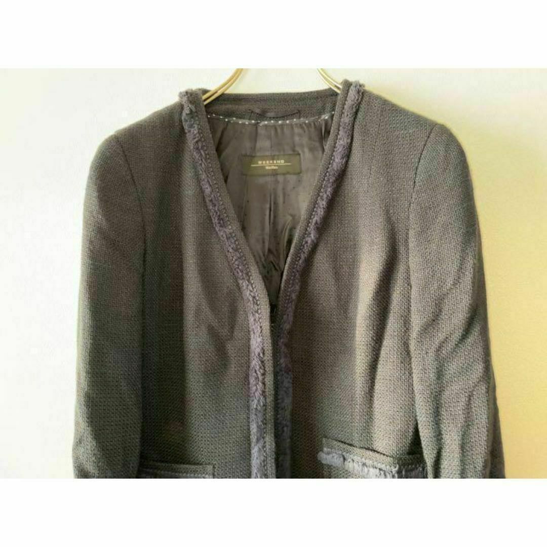 Max Mara - MaxMara WEEKEND マックスマーラー ノーカラー Max Mara - MaxMara WEEKEND マックスマーラー ノーカラー
