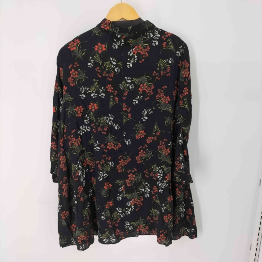 ZARA - ZARA(ザラ) 花柄 チュニック シャツワンピース ZARA - ZARA(ザラ) 花柄 チュニック シャツワンピース