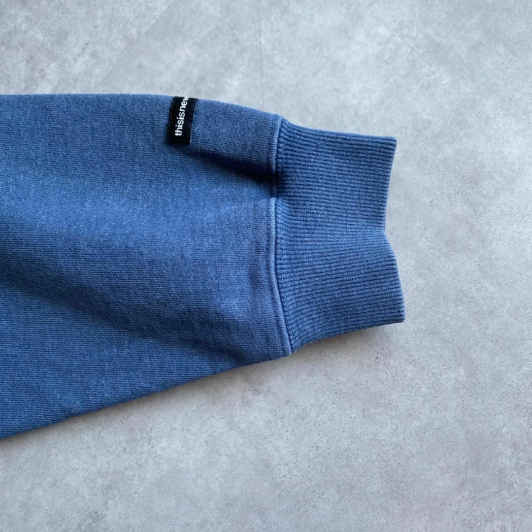 thisisneverthat - thisisneverthat ネバザ スウェット 刺繍 青 thisisneverthat - thisisneverthat ネバザ スウェット 刺繍 青