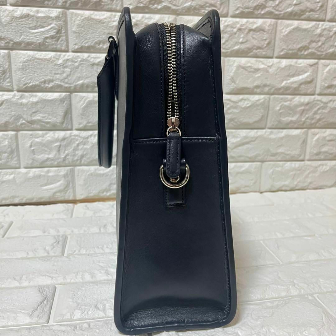 リアル 大人気 ブラックネイビー ビジネスレザーファクトリー 本革 Bag