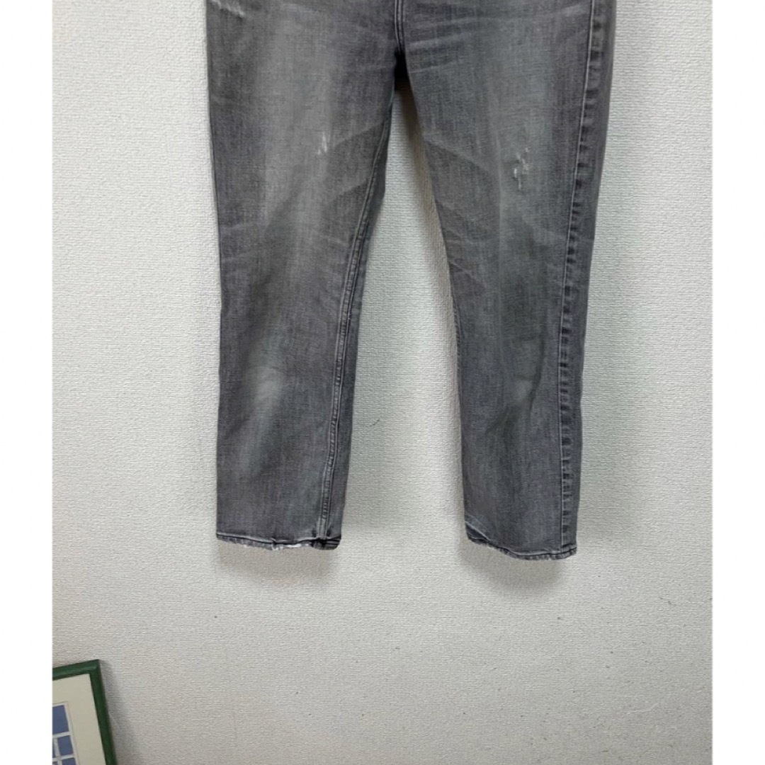 upper hights - アッパーハイツクラッシュ入グレーストレート upper hights - アッパーハイツクラッシュ入グレーストレート