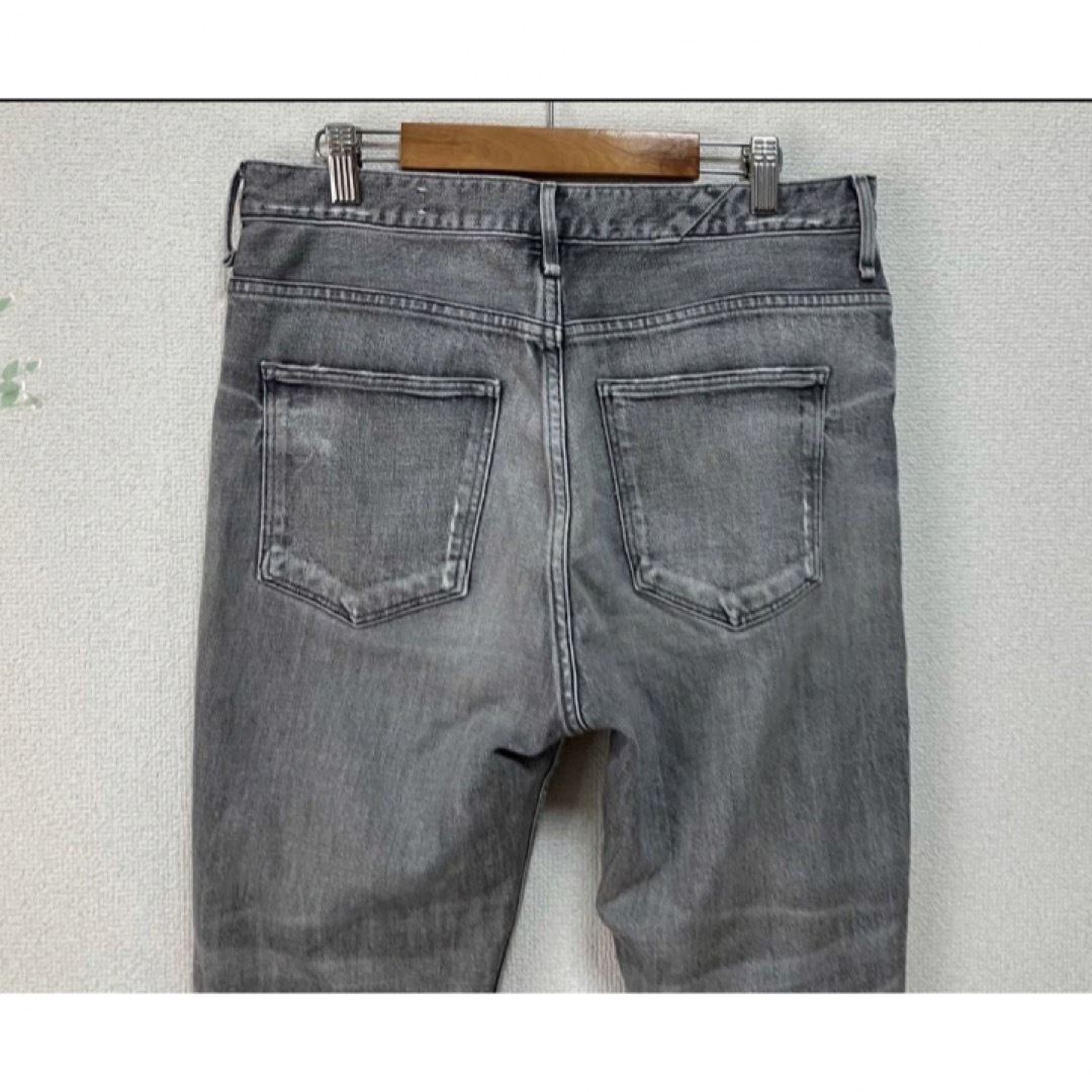 upper hights - アッパーハイツクラッシュ入グレーストレート upper hights - アッパーハイツクラッシュ入グレーストレート