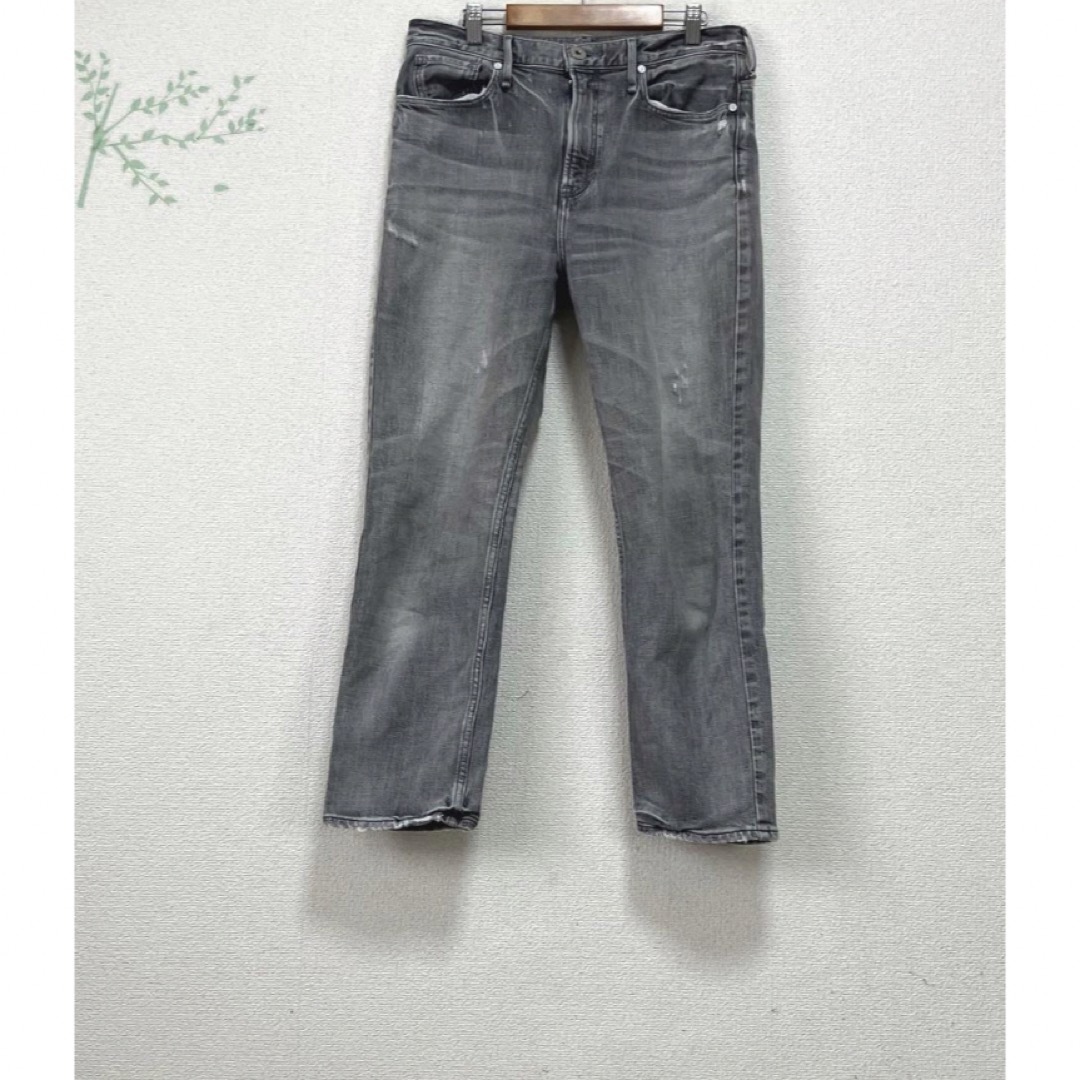 upper hights - アッパーハイツクラッシュ入グレーストレート upper hights - アッパーハイツクラッシュ入グレーストレート