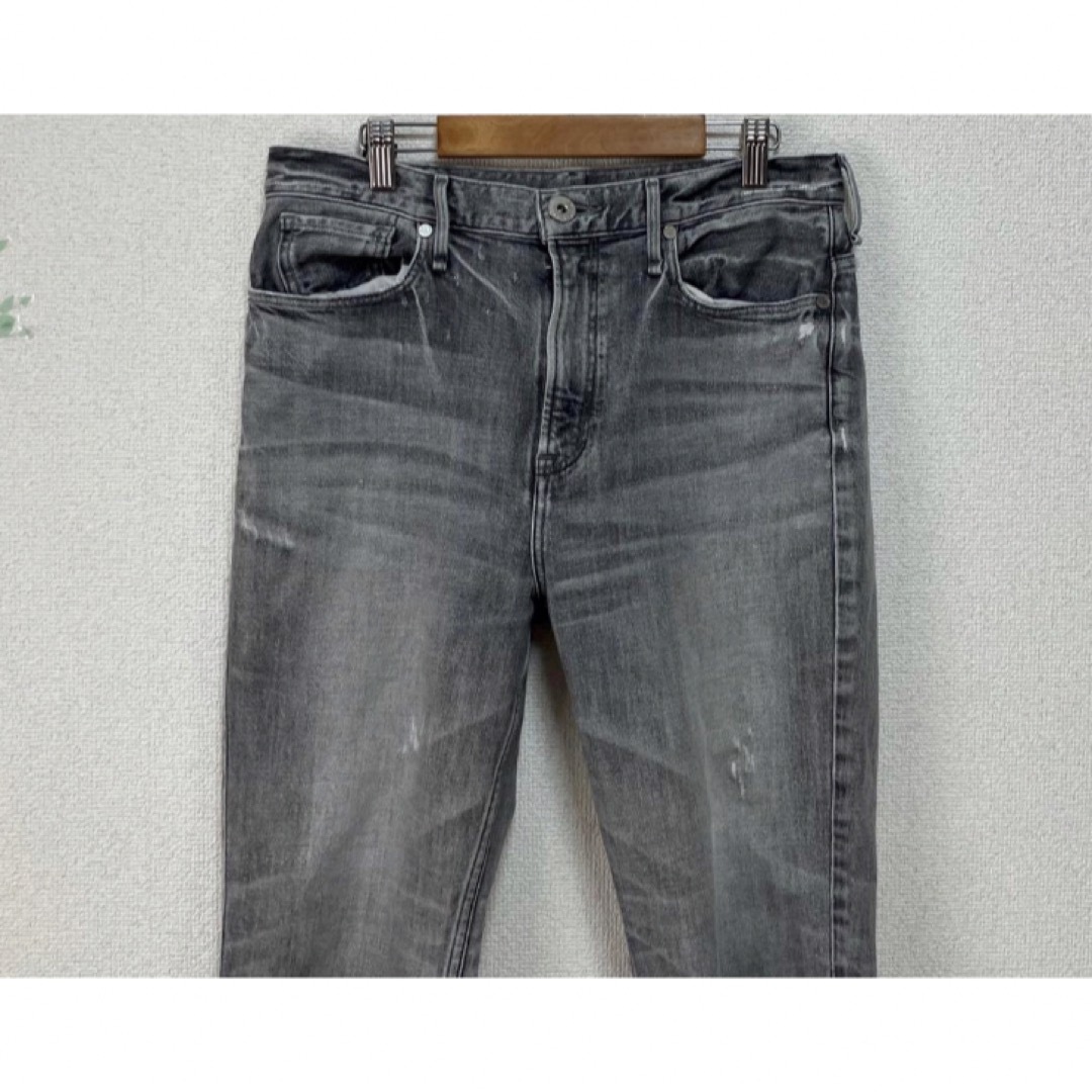 upper hights - アッパーハイツクラッシュ入グレーストレート upper hights - アッパーハイツクラッシュ入グレーストレート