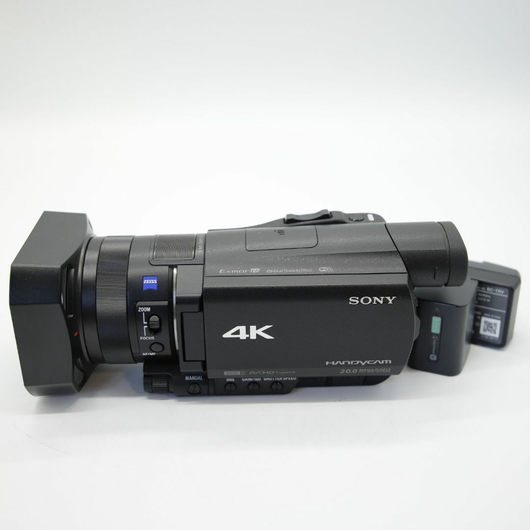 SONY - □ほぼ新品□FDR-AX100 4K 光学12倍 ブラックの通販 by SONY - □ほぼ新品□FDR-AX100 4K 光学12倍 ブラックの通販 by